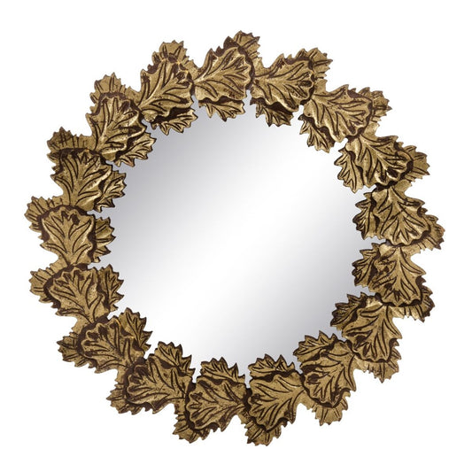 Wall mirror 79 x 3 x 79 cm Gold DMF