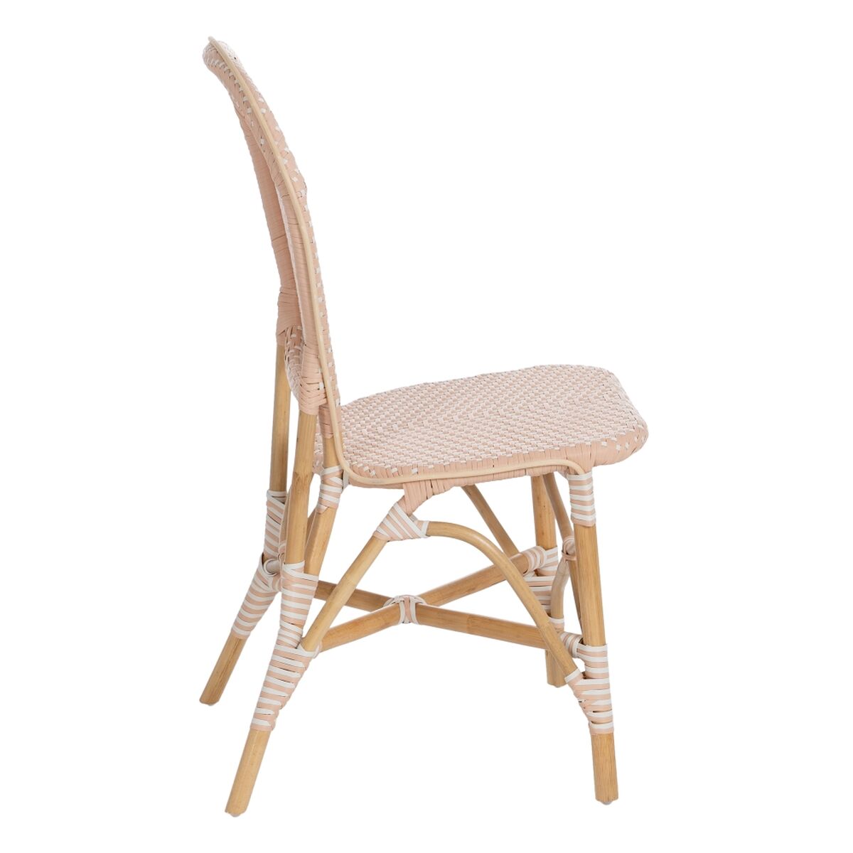 Dining Chair 47 x 54 x 93 cm Natural Beige Rattan