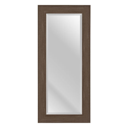 Wall Mirror 56 x 2 x 126 cm Brown Wood