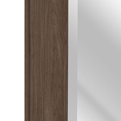 Wall Mirror 56 x 2 x 126 cm Brown Wood