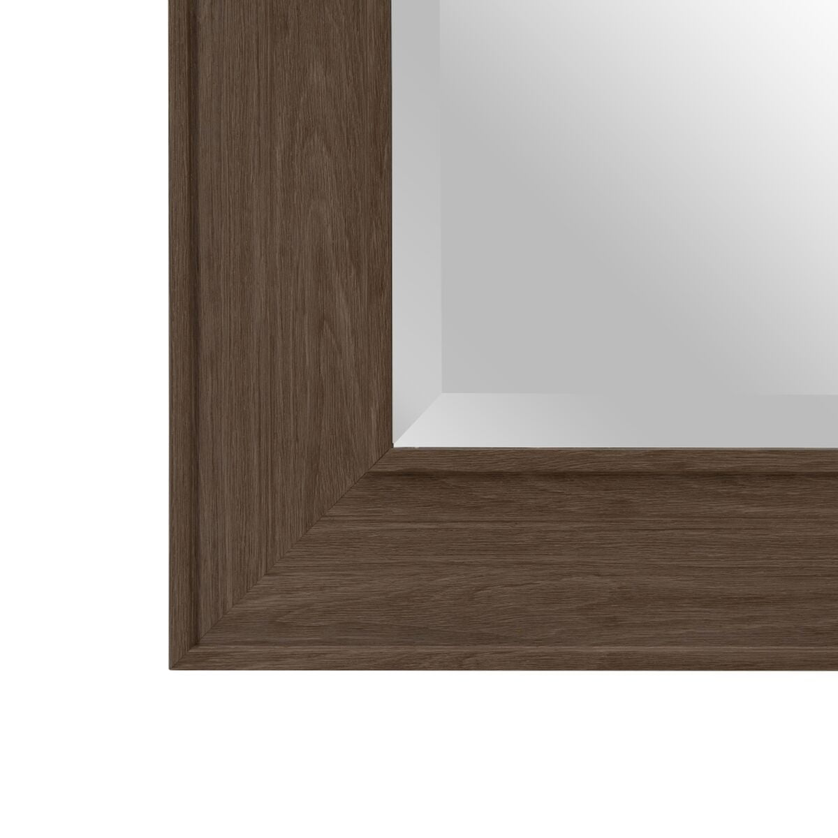 Wall Mirror 56 x 2 x 126 cm Brown Wood