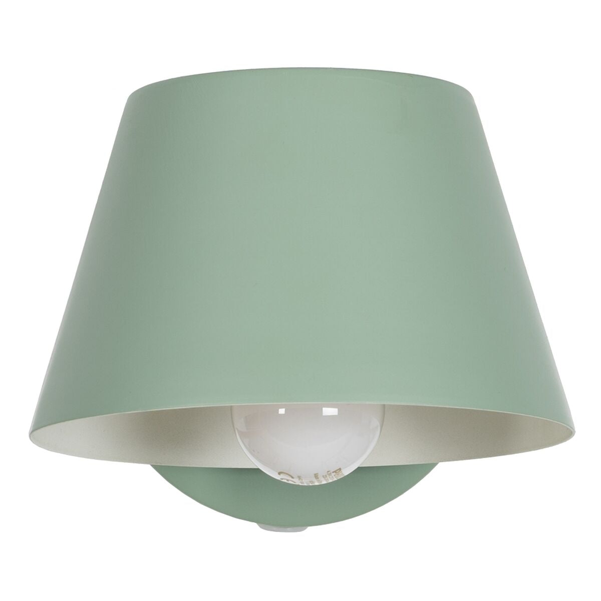 Metal Wall Lamp 16 x 16 x 12 cm Light Green