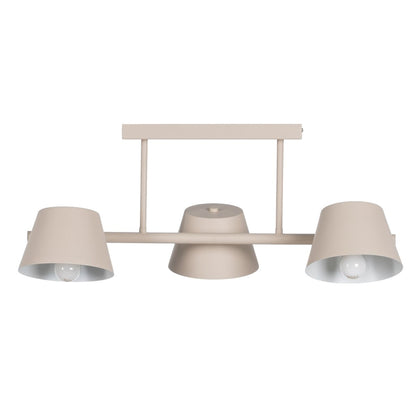 Ceiling Lamp 62.5 x 38 x 27.5 cm Cream Metal Ø 10 cm