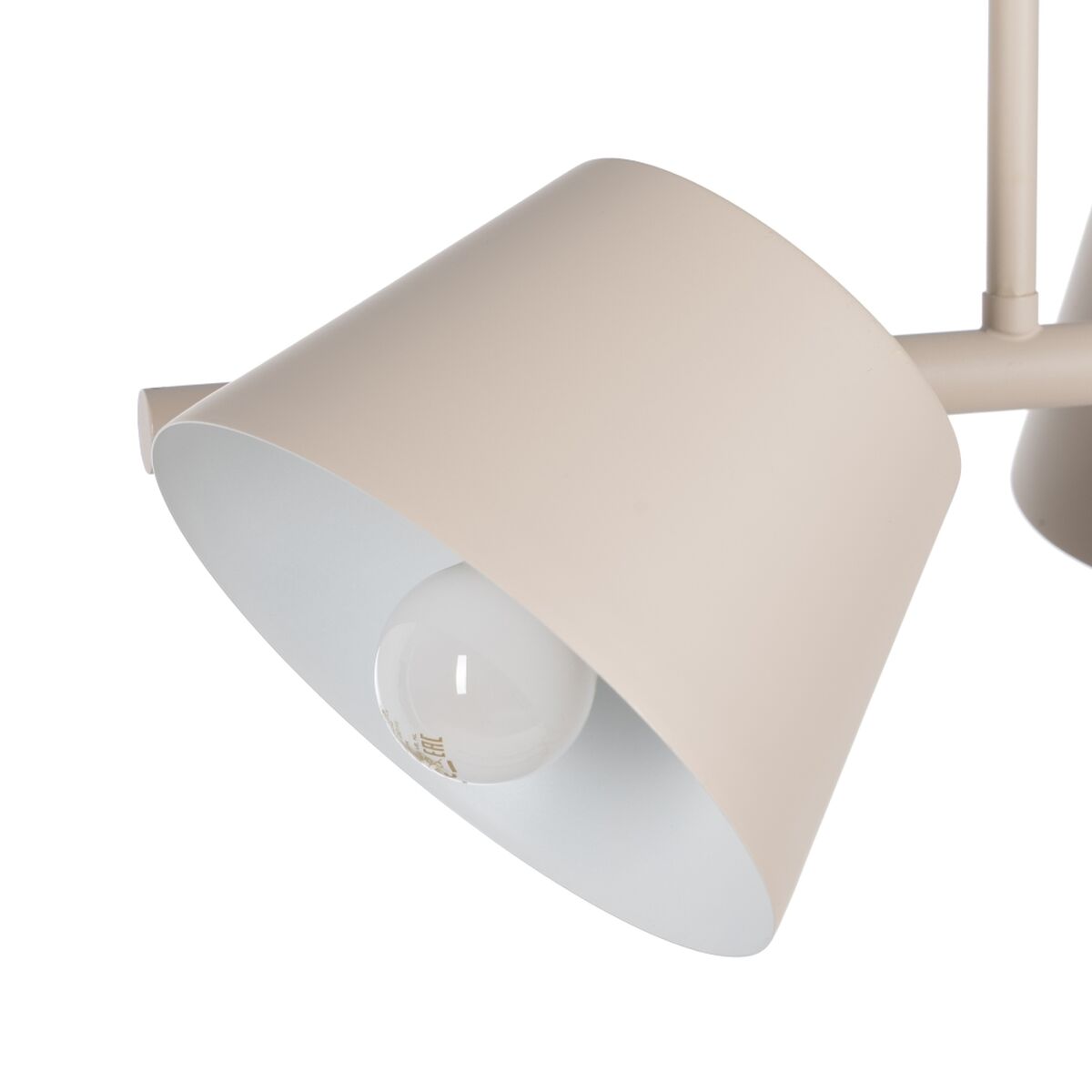 Ceiling Lamp 62.5 x 38 x 27.5 cm Cream Metal Ø 10 cm