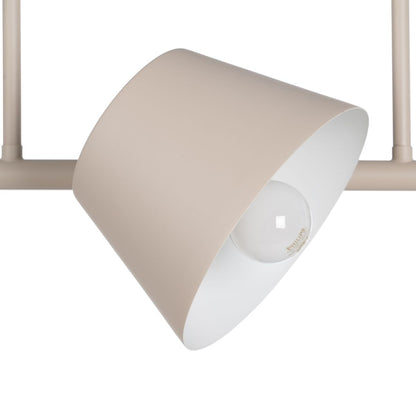 Ceiling Lamp 62.5 x 38 x 27.5 cm Cream Metal Ø 10 cm