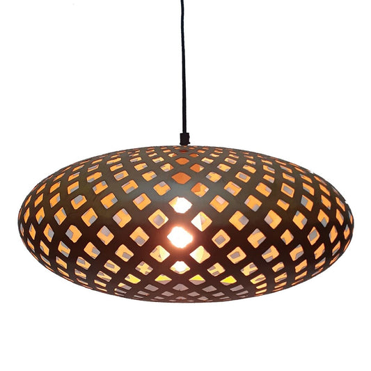 Ceiling Lamp 44 x 44 x 20 cm Gold Metal Cream