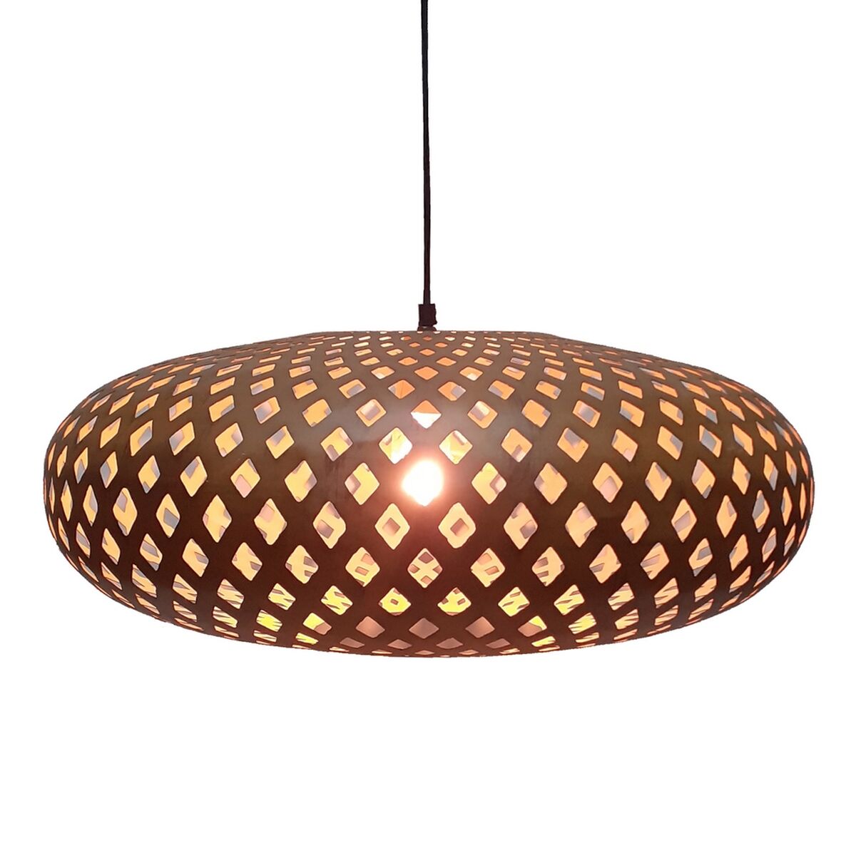 Ceiling Lamp 56 x 56 x 24 cm Gold Metal Cream