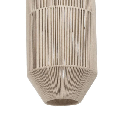 Cream Rope Ceiling Lamp 26 x 26 x 65 cm