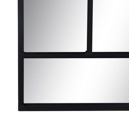 Wall Mirror Black Glass Iron Vertical 60 x 2 x 90 cm