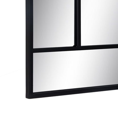 Wall Mirror Black Glass Iron Vertical 60 x 2 x 90 cm