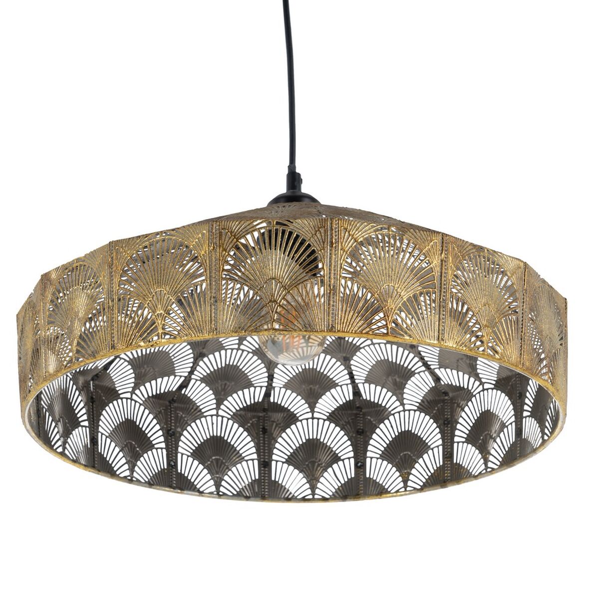 Gold Silver Iron Ceiling Lamp 220-240 V 41.5 x 41.5 x 21 cm