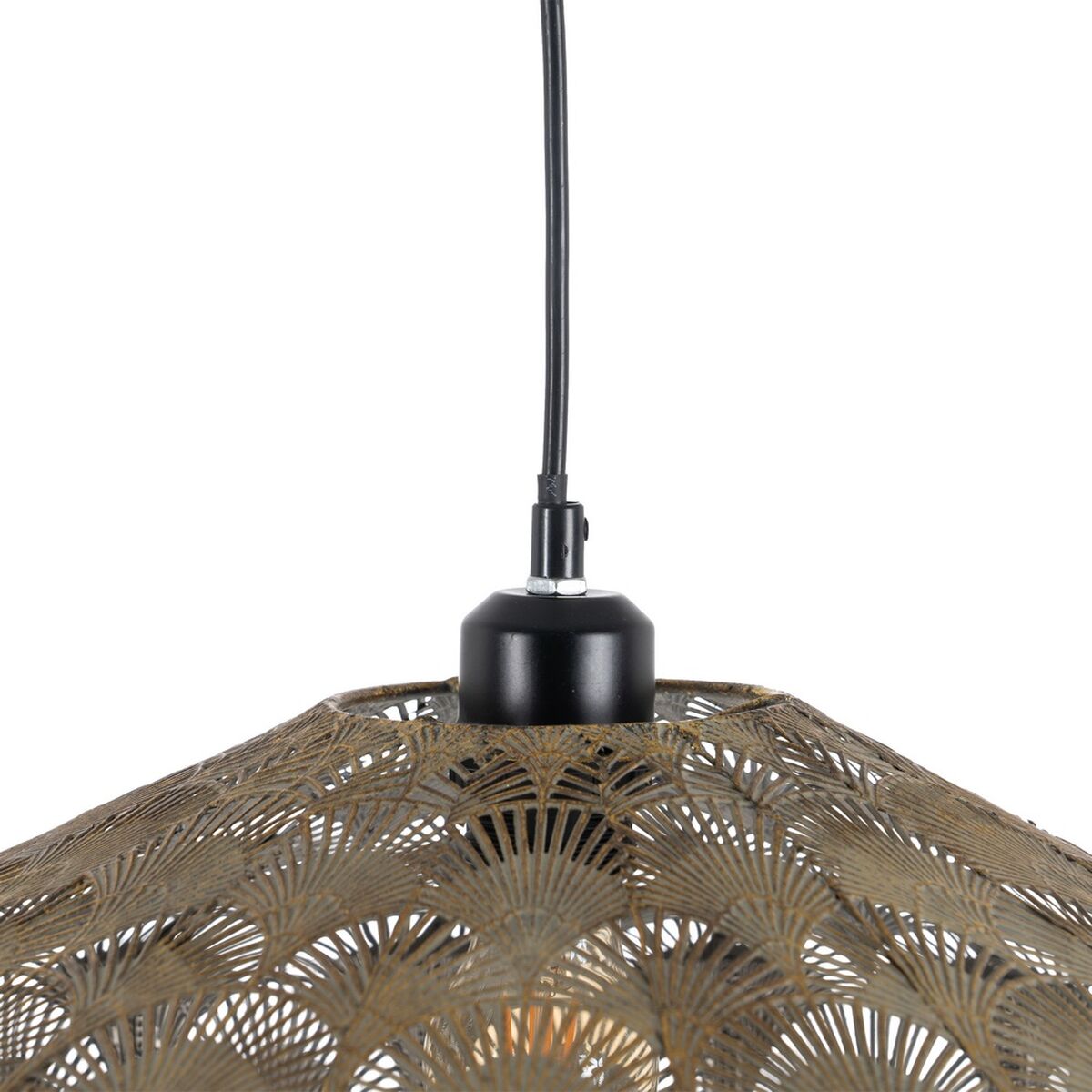 Gold Silver Iron Ceiling Lamp 220-240 V 41.5 x 41.5 x 21 cm