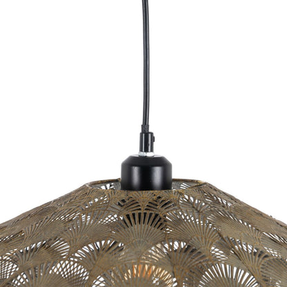 Gold Silver Iron Ceiling Lamp 220-240 V 41.5 x 41.5 x 21 cm