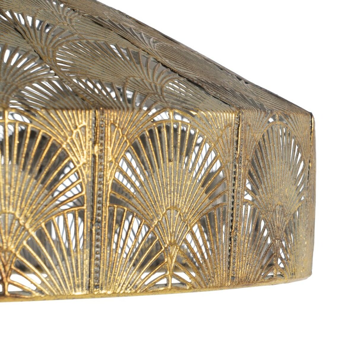 Gold Silver Iron Ceiling Lamp 220-240 V 41.5 x 41.5 x 21 cm