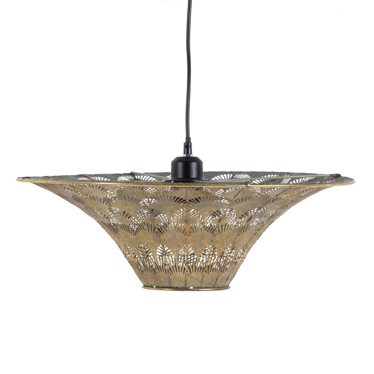 Gold Silver Iron Ceiling Lamp 220-240 V 47.5 x 47.5 x 20.5 cm