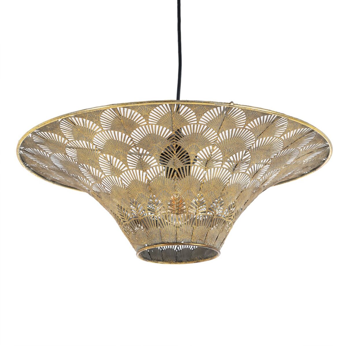 Gold Silver Iron Ceiling Lamp 220-240 V 47.5 x 47.5 x 20.5 cm