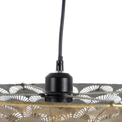 Gold Silver Iron Ceiling Lamp 220-240 V 47.5 x 47.5 x 20.5 cm