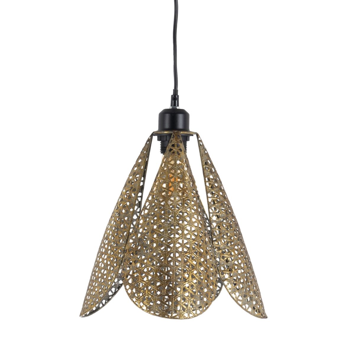 Gold Silver Iron Ceiling Lamp 220-240 V 24 x 24 x 31.5 cm