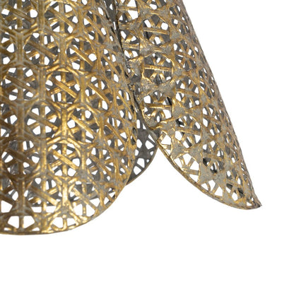 Gold Silver Iron Ceiling Lamp 220-240 V 24 x 24 x 31.5 cm