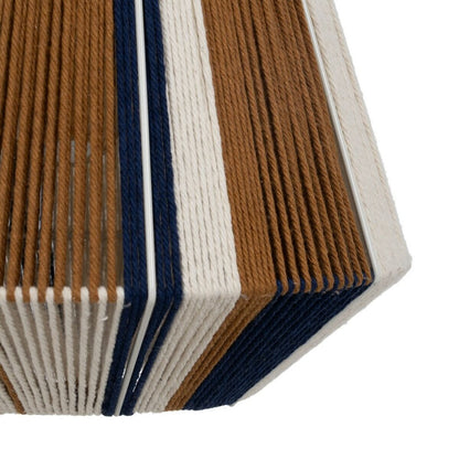 Ceiling Lamp Paper Iron Stripes 220-240 V 29 x 29 x 26.5 cm