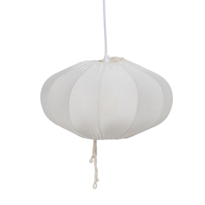 White Cotton Ceiling Lamp 220-240 V 30 x 30 x 17.5 cm