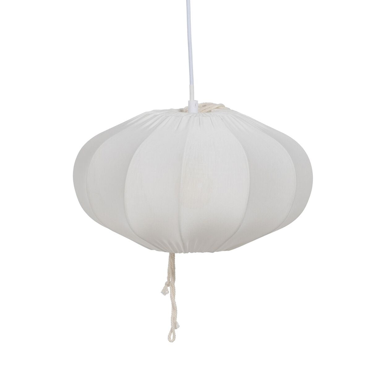 White Cotton Ceiling Lamp 220-240 V 30 x 30 x 17.5 cm