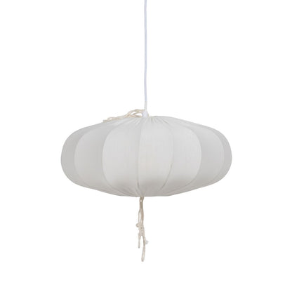 White Cotton Ceiling Lamp 220-240 V 39.5 x 39.5 x 18 cm