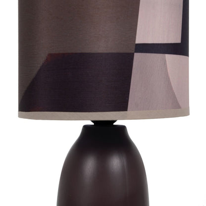 Table Lamp Brown Ceramic 60 W 220-240 V 18 x 18 x 29.5 cm