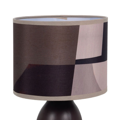 Table Lamp Brown Ceramic 60 W 220-240 V 18 x 18 x 29.5 cm