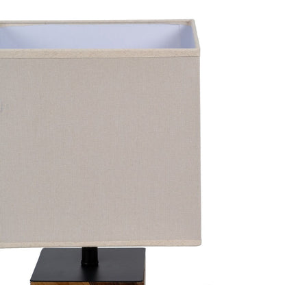 Table Lamp Brown Cream 60 W 220-240 V 25 x 25 x 51 cm