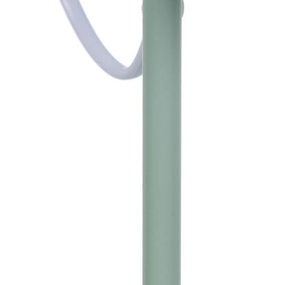 Light Green Iron Table Lamp 25 W 220-240 V 15 x 14.5 x 36.5 cm