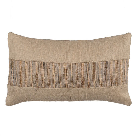 Beige cushion 30 x 50 cm