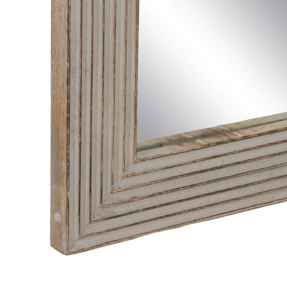 Dressing Mirror Natural White Glass Mango Wood MDF Wood Vertical 64.8 x 3.8 x 172.7 cm