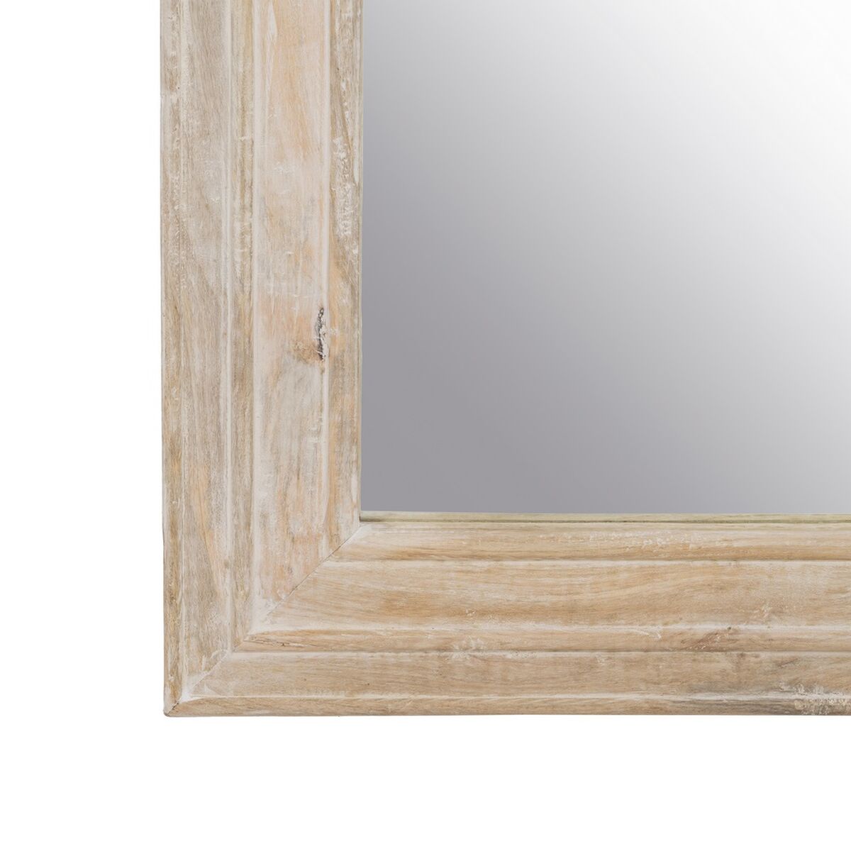 Espejo Vestidor Blanco Natural Cristal Madera de mango Madera MDF Vertical 87,63 x 3,8 x 203,2 cm