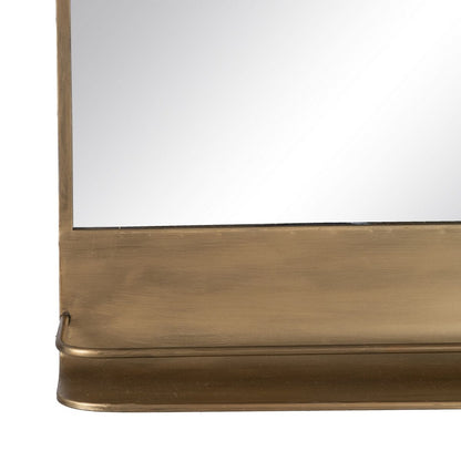 Gold Wall Mirror Crystal Iron 62 x 16 x 65 cm