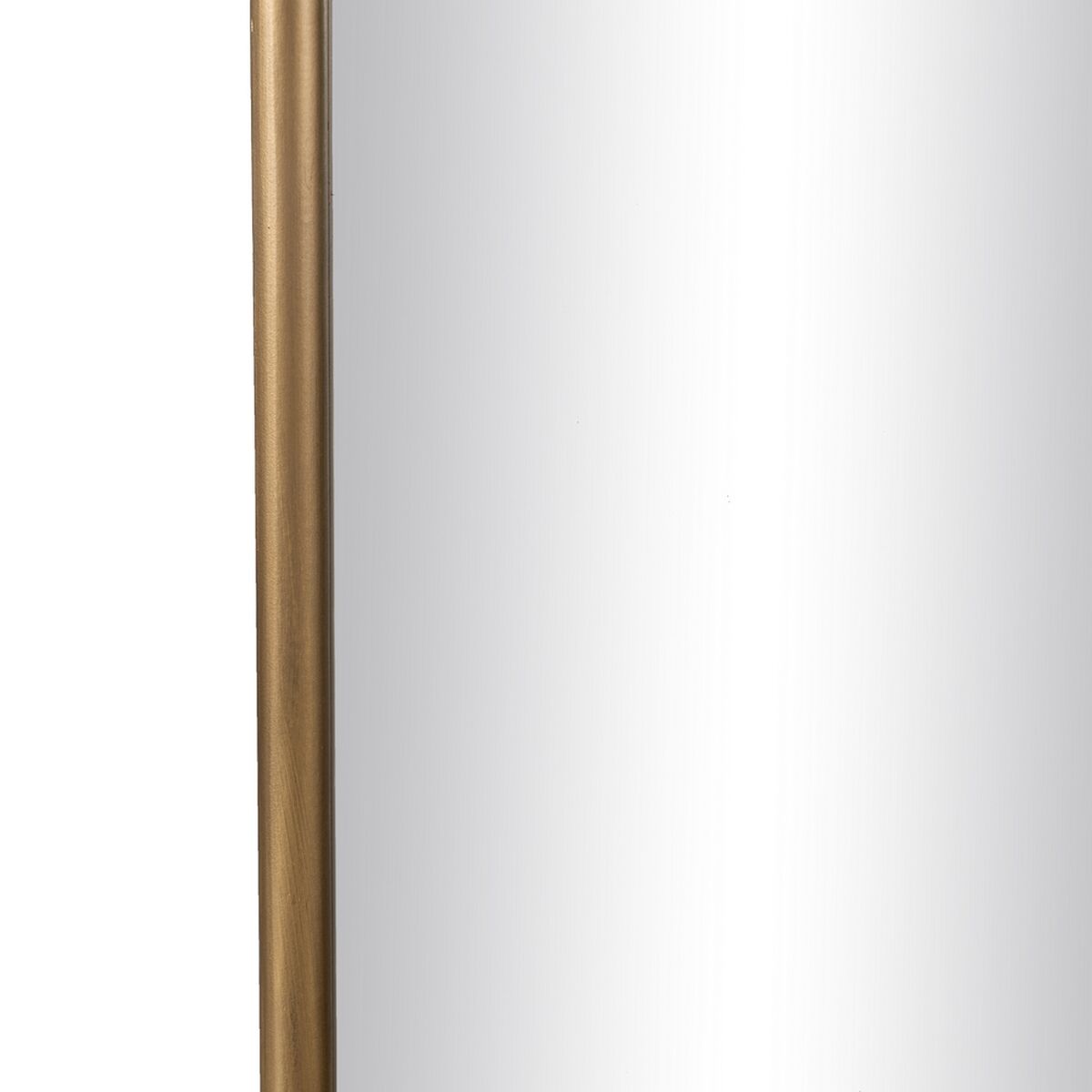 Gold Wall Mirror Crystal Iron 54 x 16.5 x 51 cm