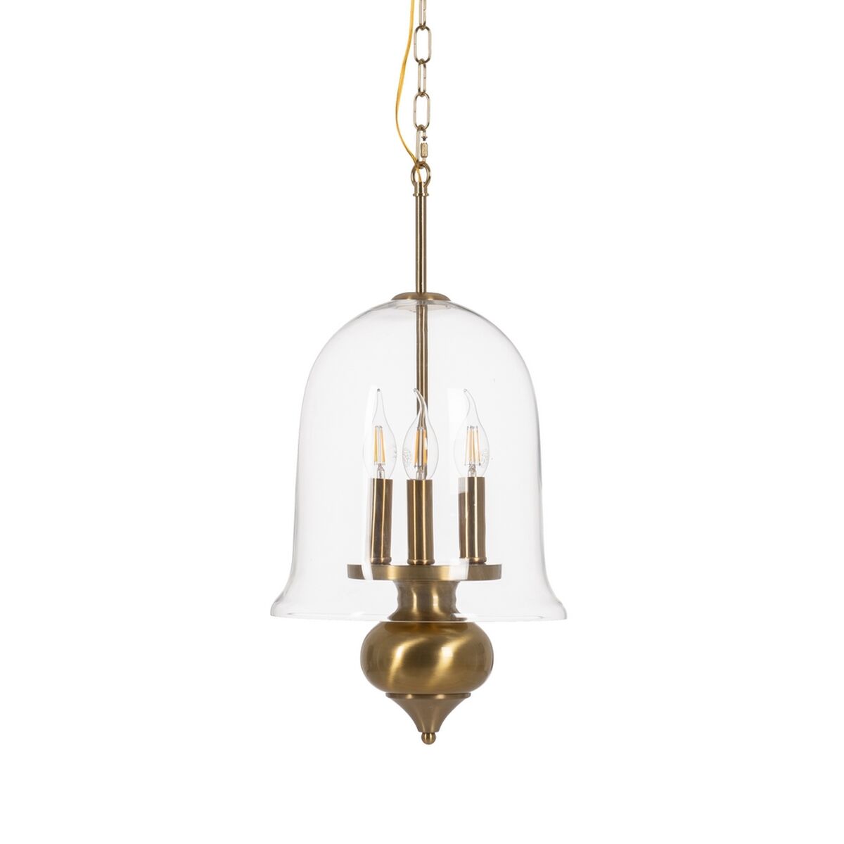 Gold Crystal Iron Ceiling Lamp 220-240 V 33 x 33 x 54 cm