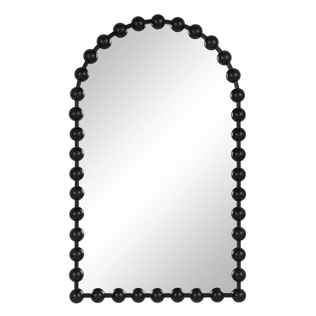 Black Iron Wall Mirror 61 x 4.5 x 100 cm