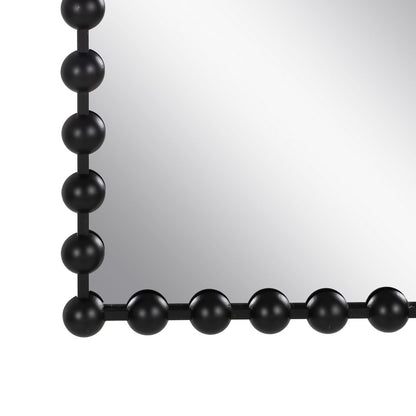 Black Iron Wall Mirror 61 x 4.5 x 100 cm