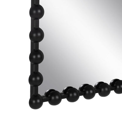 Black Iron Wall Mirror 61 x 4.5 x 100 cm