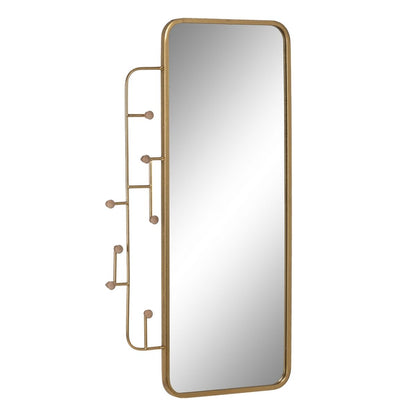 Gold Iron Wall Mirror 55 x 2.5 x 100 cm