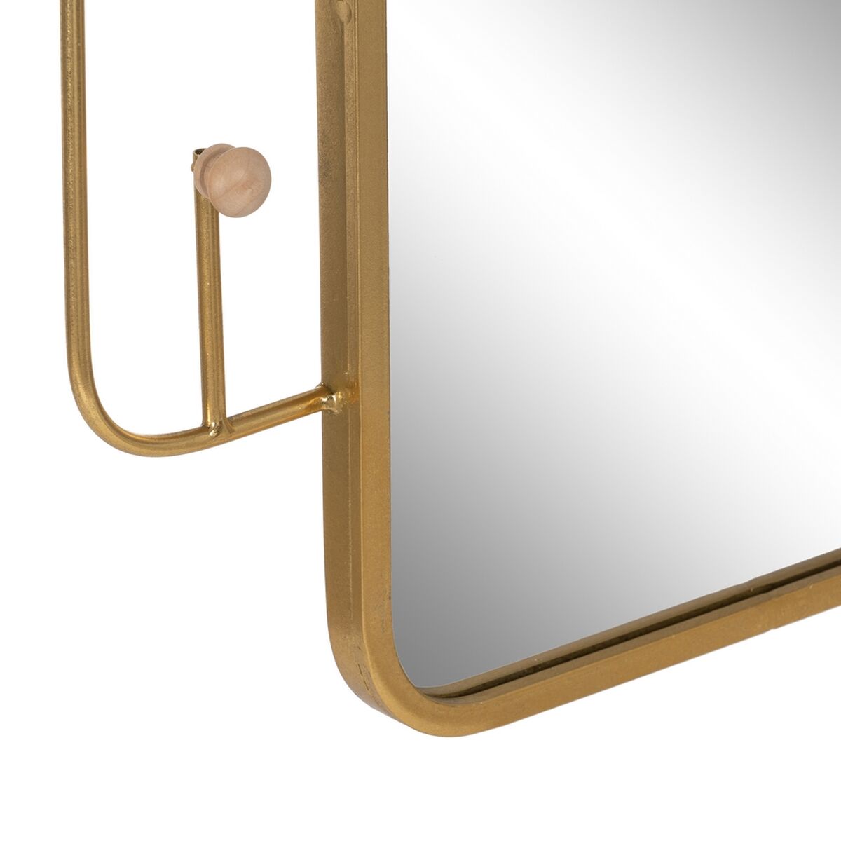 Gold Iron Wall Mirror 55 x 2.5 x 100 cm