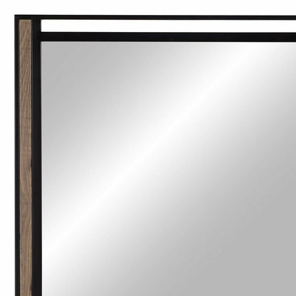 NUDE Wall Mirror Black Beige 70 x 2 x 70 cm