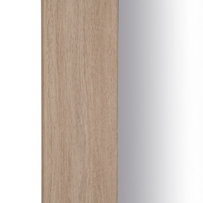 Espejo Vestidor Natural Cristal Madera MDF 65 x 2,2 x 160 cm