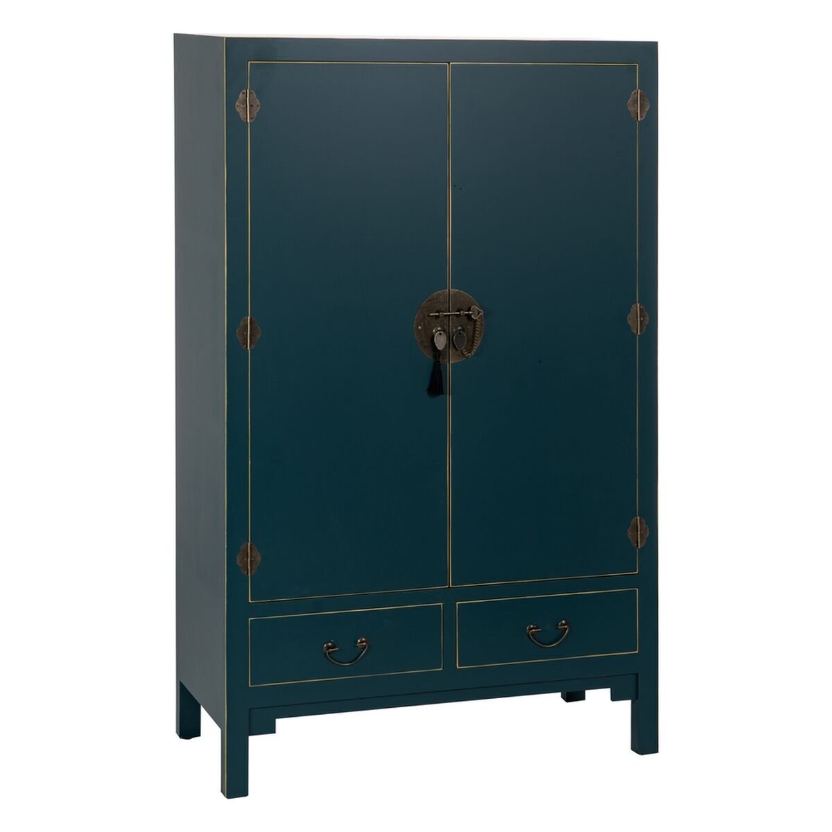 ORIENTE Blue Wardrobe 100 x 45 x 160 cm