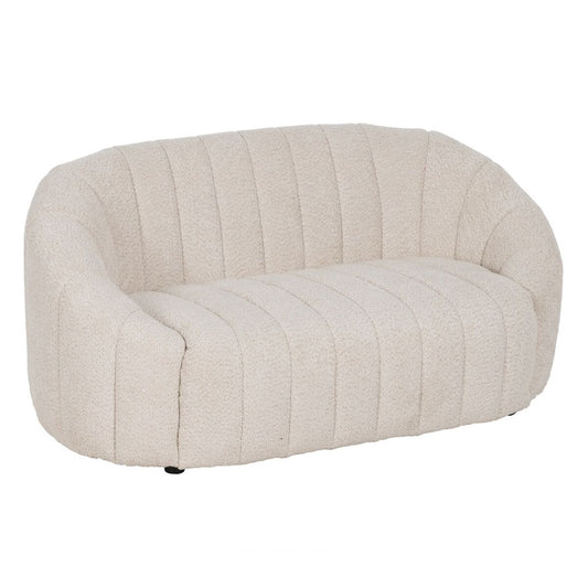 Beige Polyester Iron Sofa 146 x 84 x 66 cm