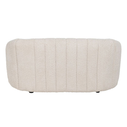 Beige Polyester Iron Sofa 146 x 84 x 66 cm