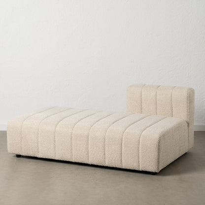 Beige Polyester Iron Sofa 148 x 100 x 66 cm