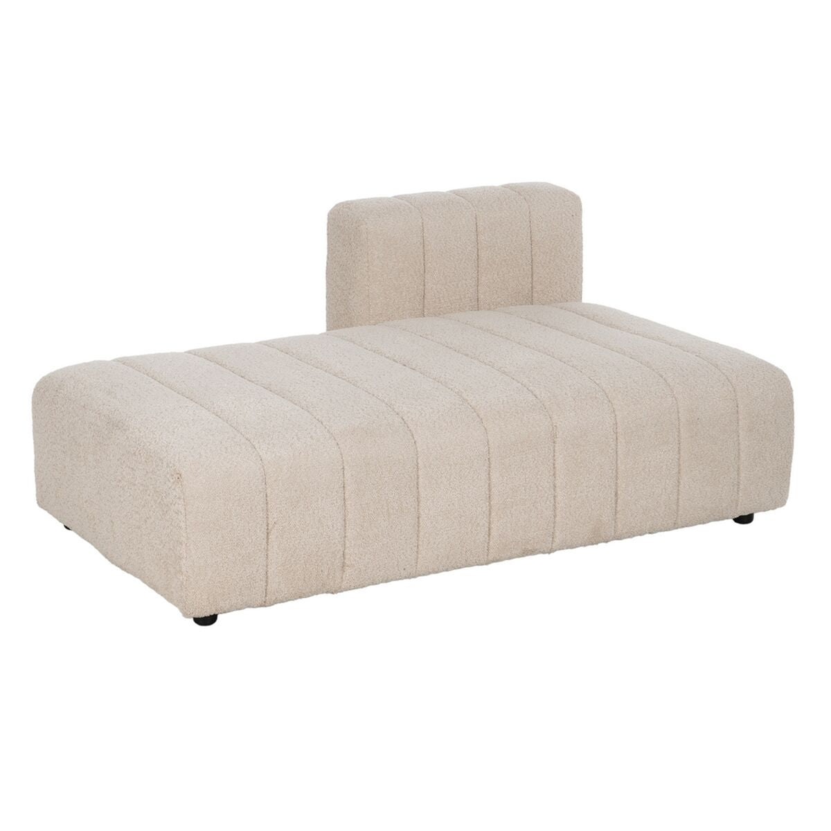 Beige Polyester Iron Sofa 148 x 100 x 66 cm