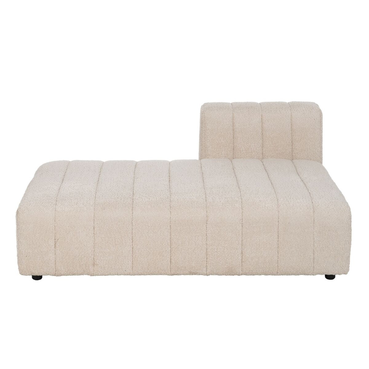 Beige Polyester Iron Sofa 148 x 100 x 66 cm